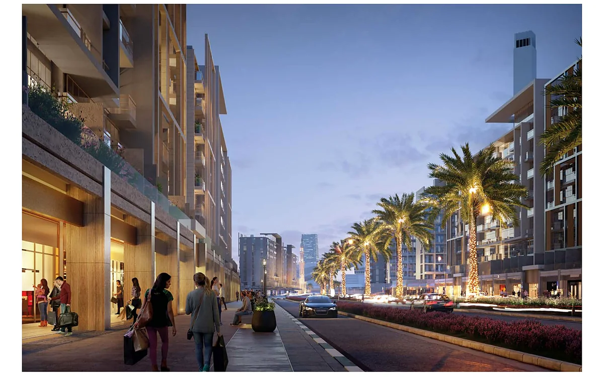 Official developer marketing visual for Azizi Riviera, Dubai