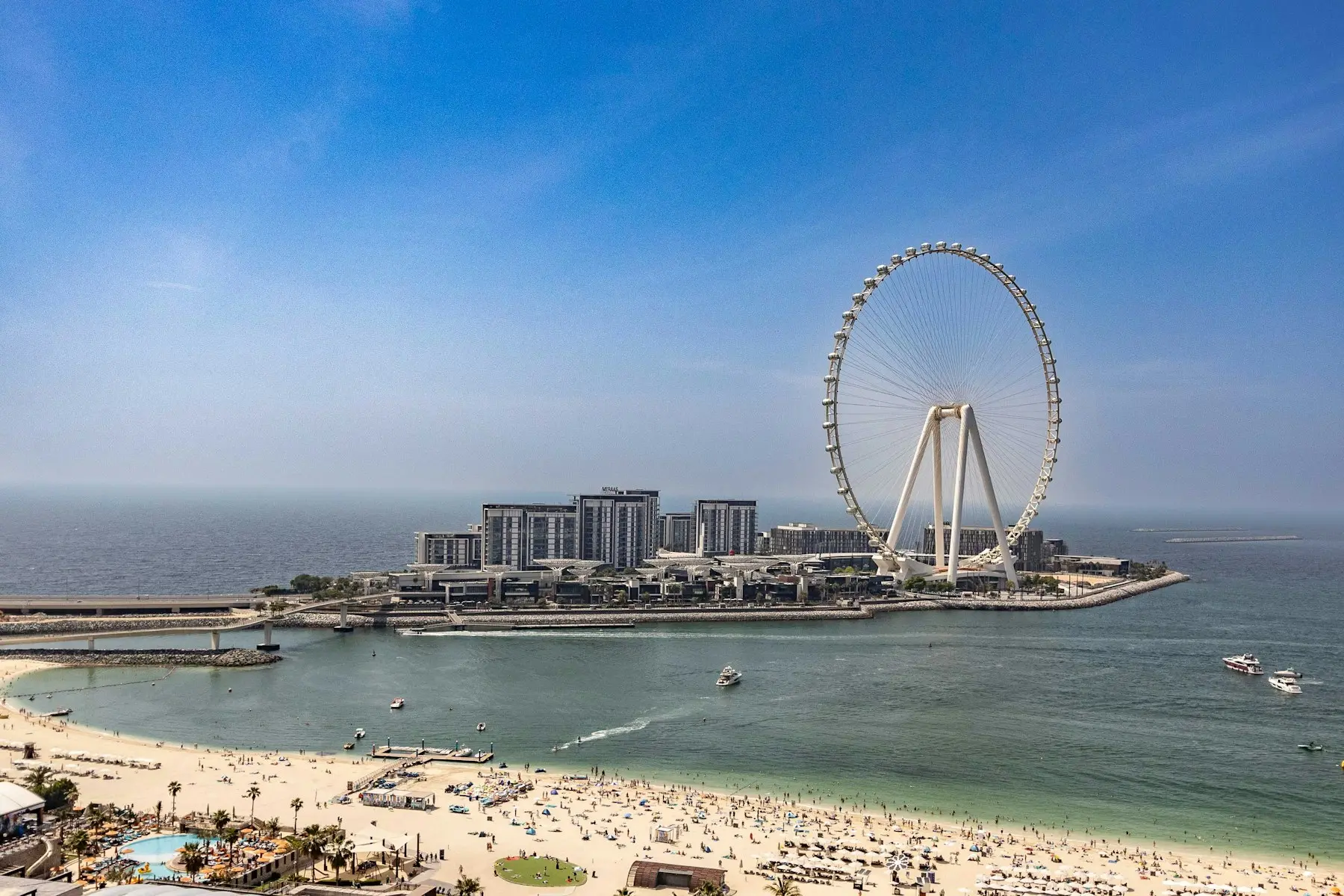 Property and lifestyle photograph in Bluewaters Island, Dubai