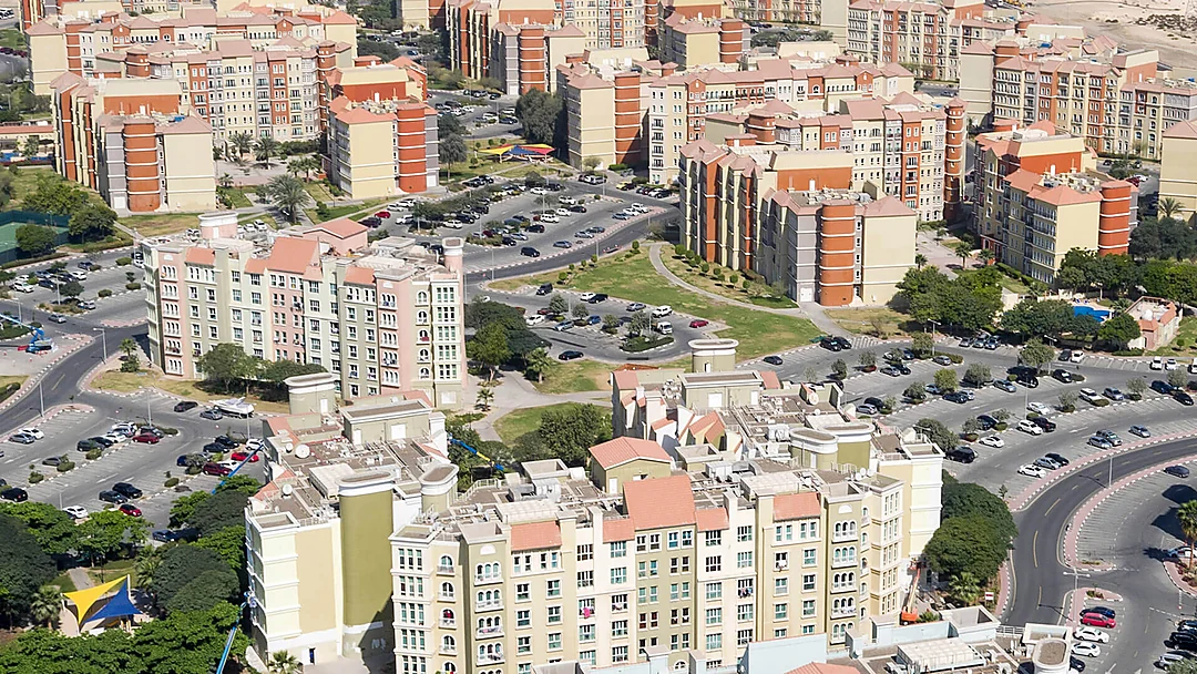 Location photograph of Discovery Gardens, Dubai