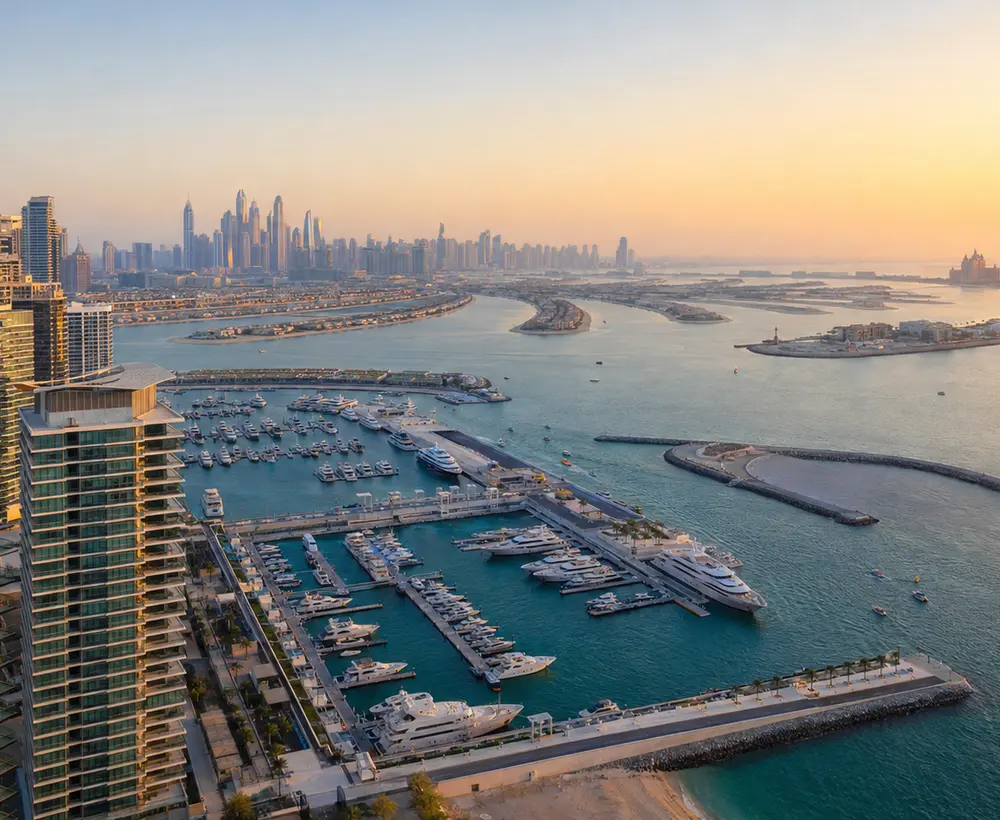 Editorial community visualisation of Dubai Harbour, Dubai