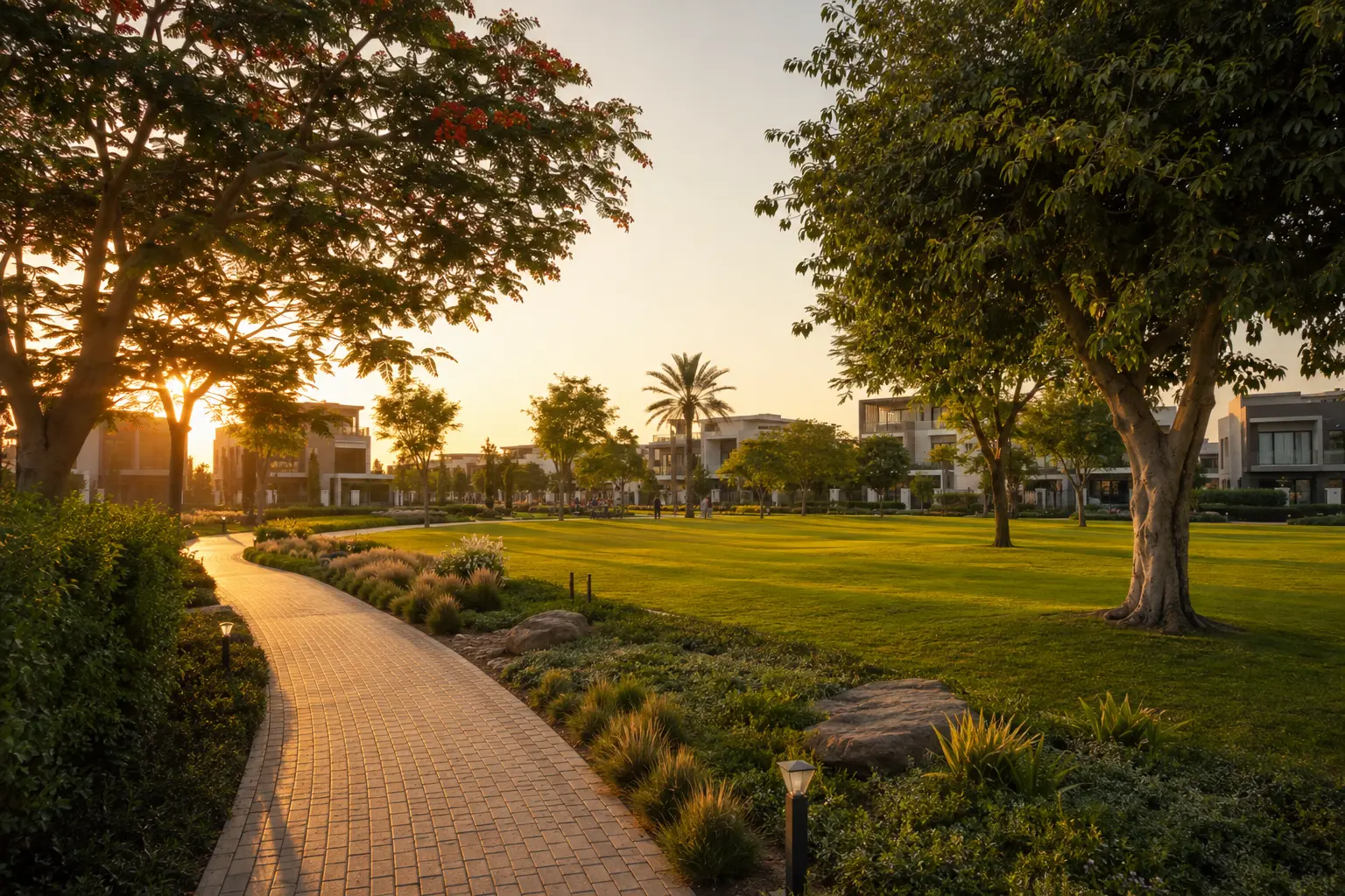 Editorial property and lifestyle visualisation for Dubai Hills Estate, Dubai