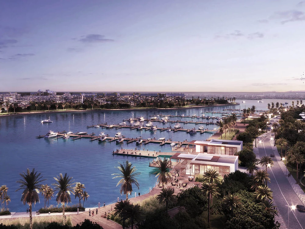 Official developer marketing visual for Dubai Islands, Dubai