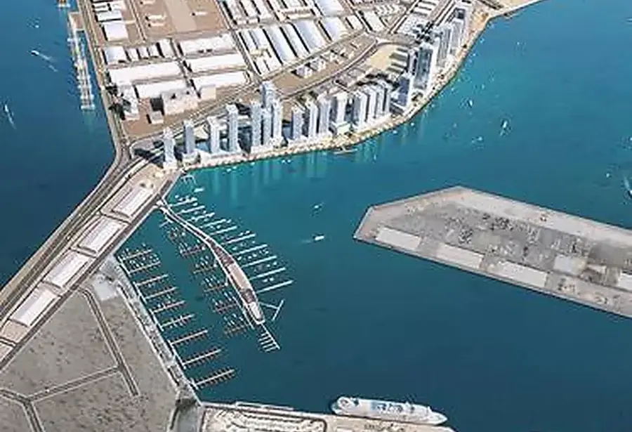 Editorial community visualisation of Dubai Outsource City, Dubai