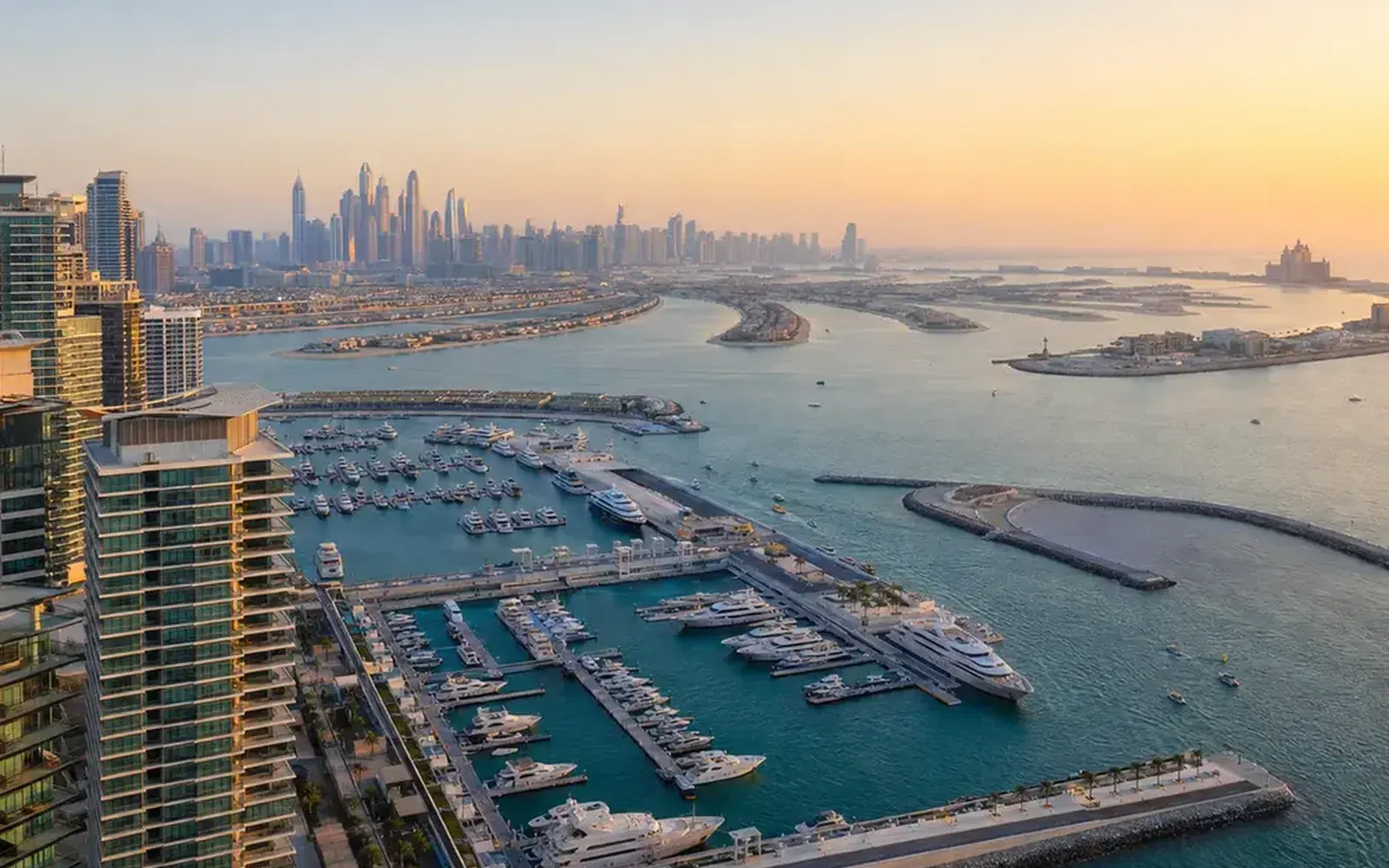 Editorial property and lifestyle visualisation for Emaar Beachfront, Dubai