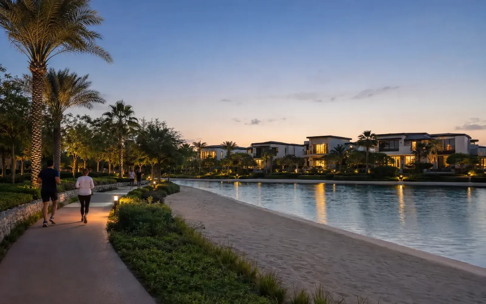 Editorial property and lifestyle visualisation for Ghaf Woods, Dubai