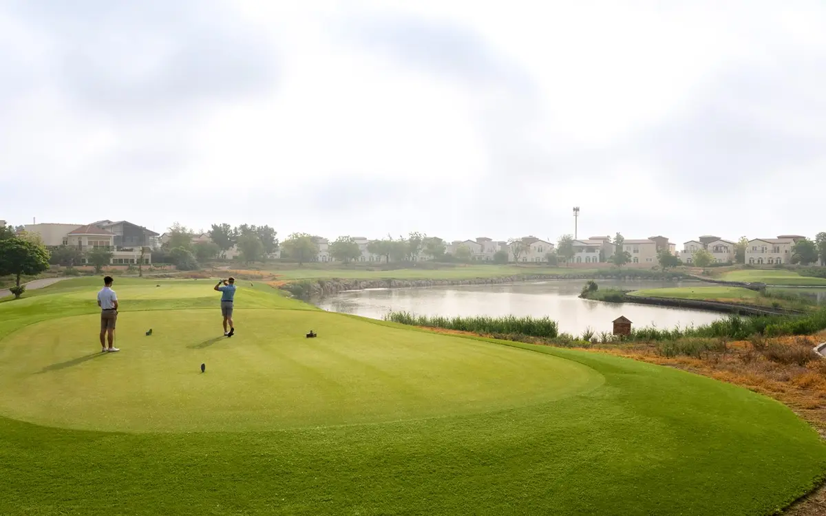 Property and lifestyle photograph in Jumeirah Golf Estates, Dubai