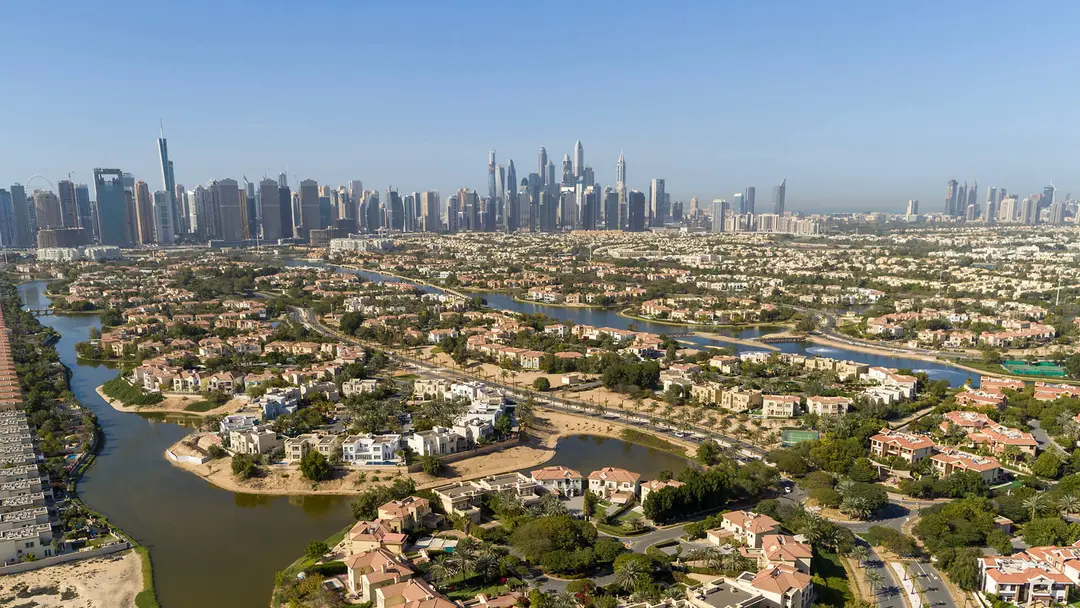 Location photograph of Jumeirah Islands, Dubai