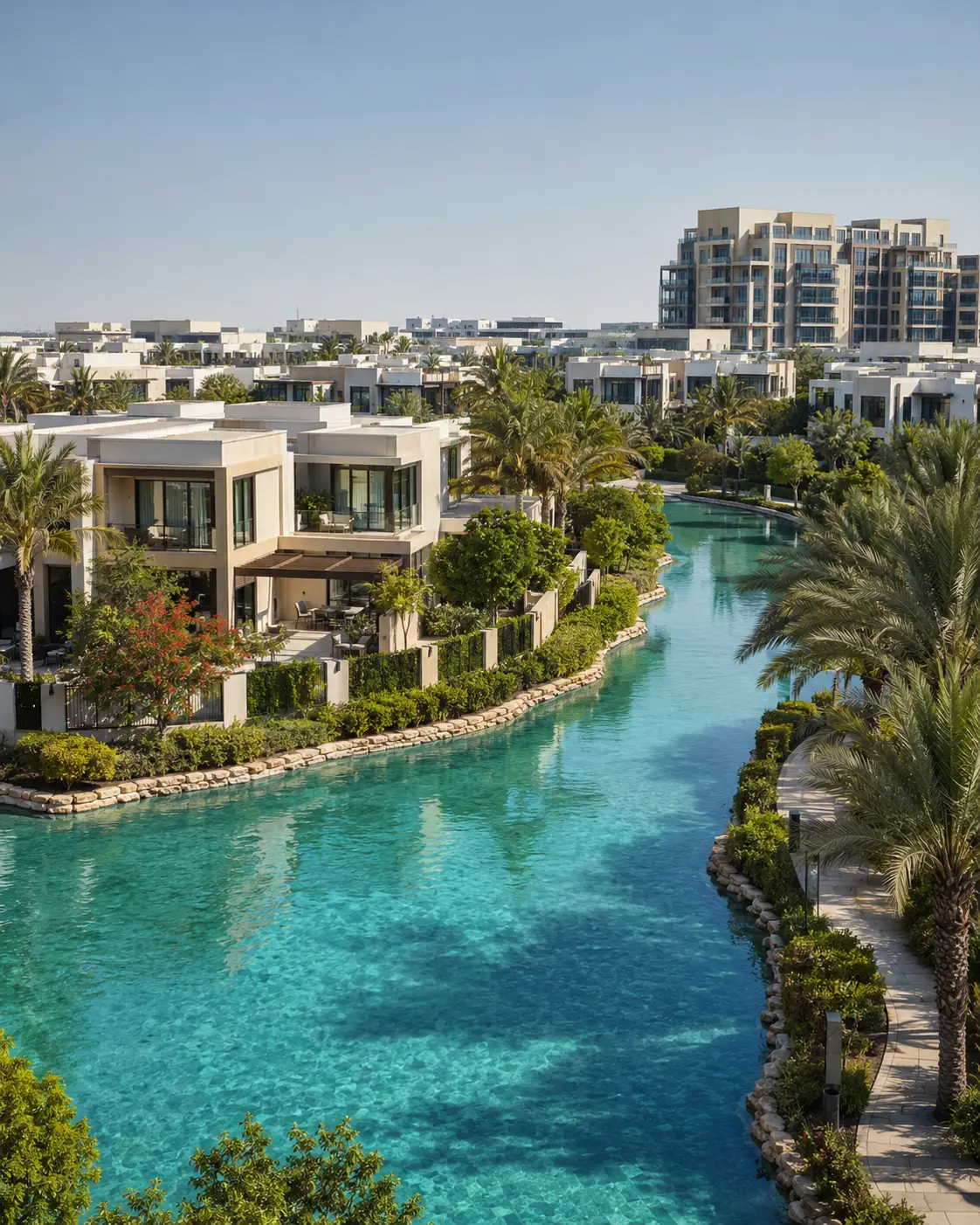 Editorial community visualisation of Mohammed Bin Rashid City, Dubai