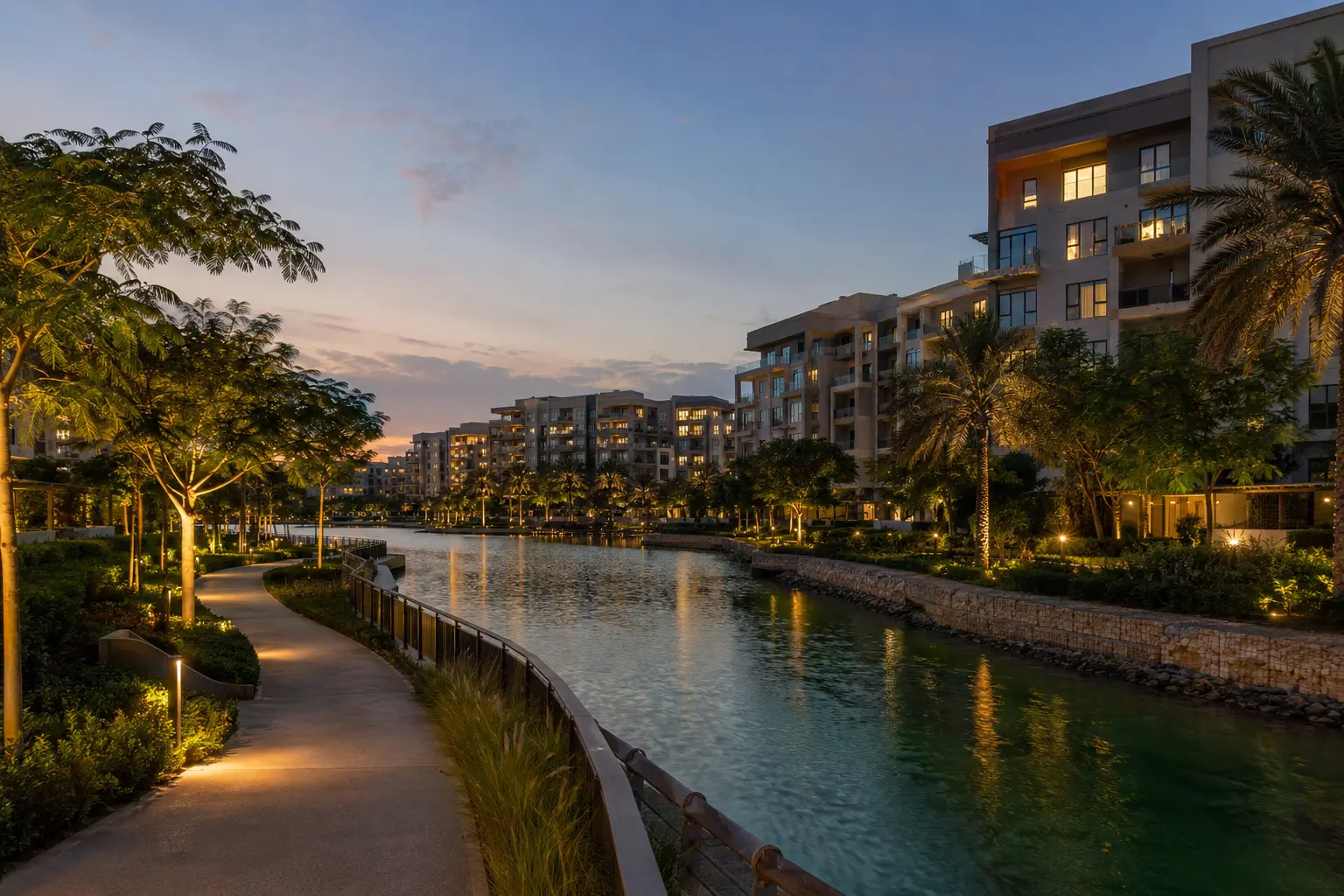 Editorial property and lifestyle visualisation for Mohammed Bin Rashid City, Dubai