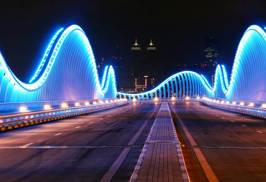 Editorial community visualisation of Meydan Avenue, Dubai