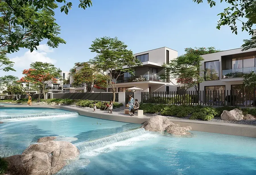 Editorial community visualisation of The Acres, Dubai