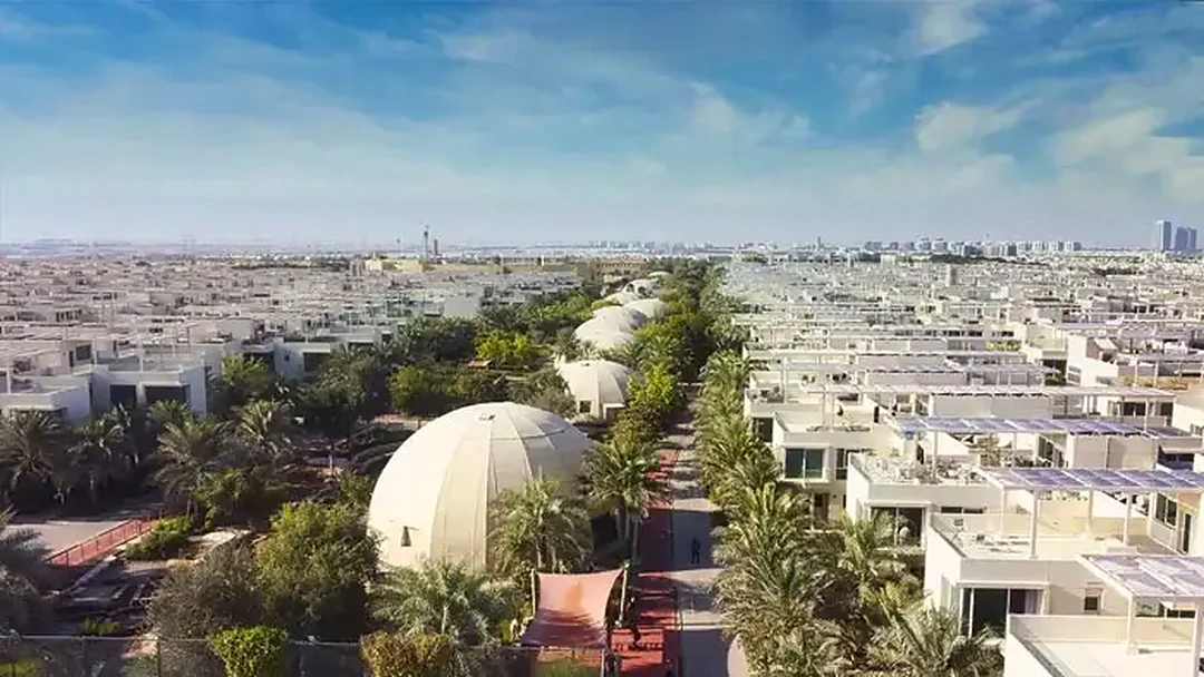 Location photograph of The Sustainable City, Dubai
