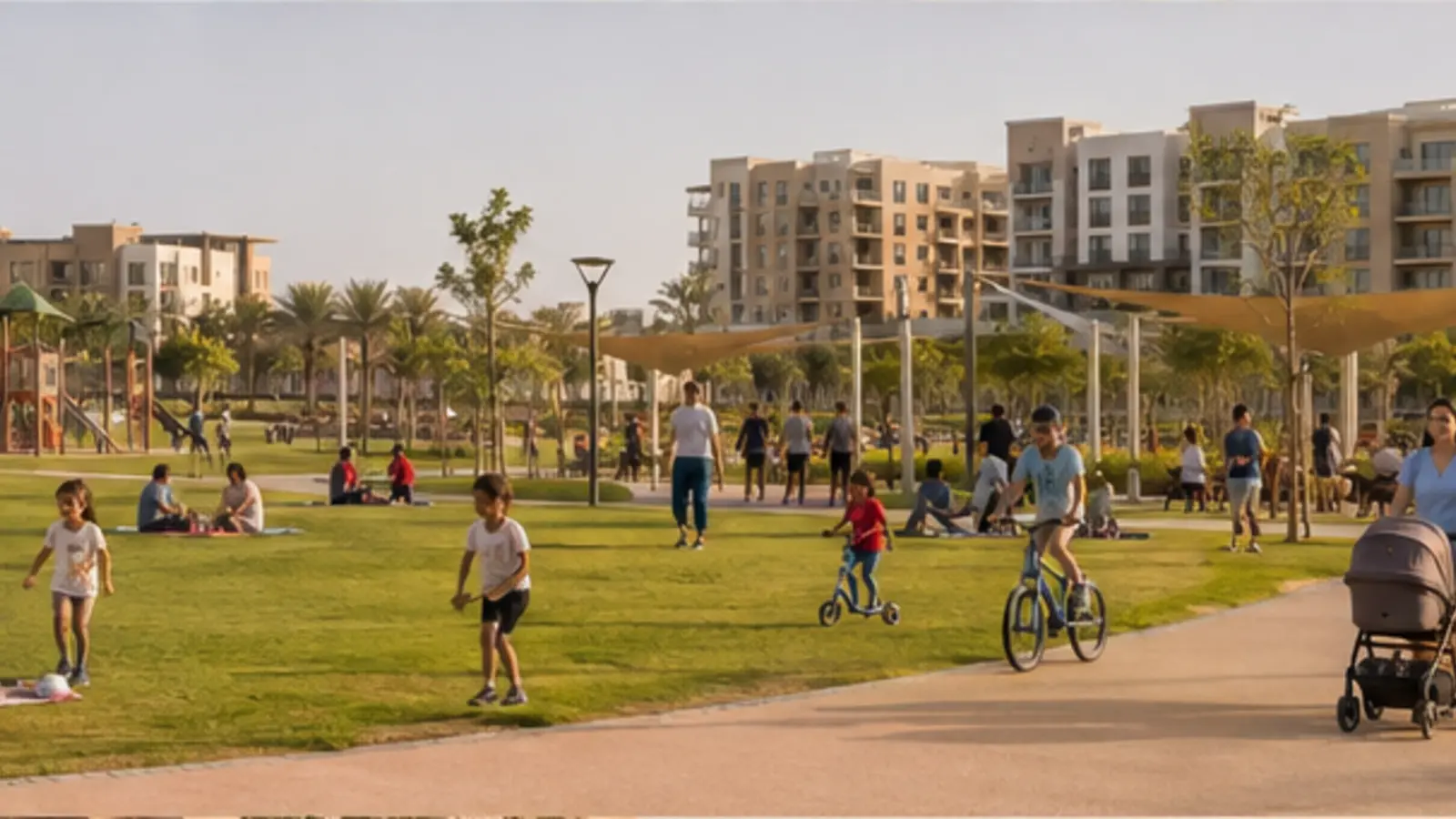 Editorial community visualisation of Town Square Dubai, Dubai