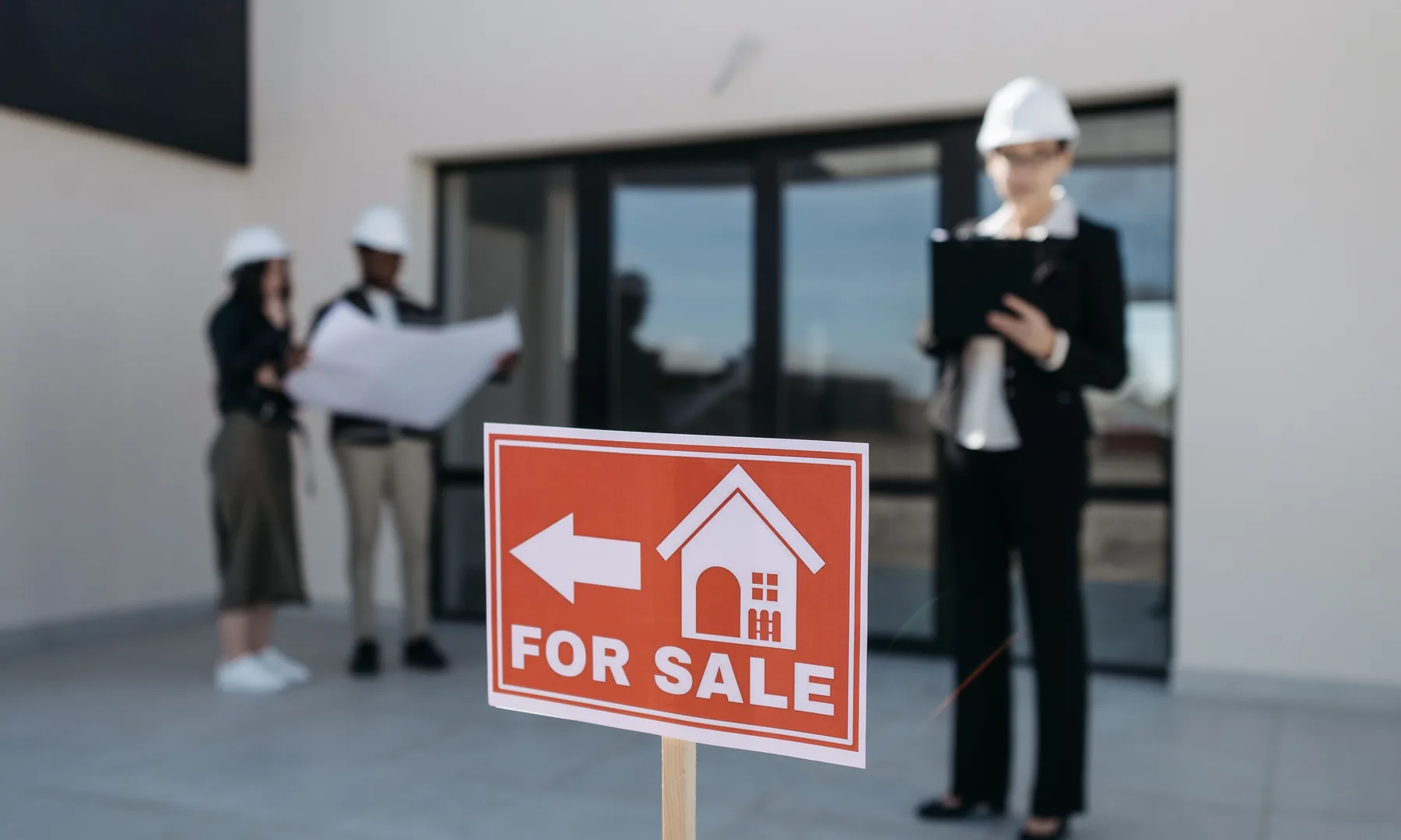 Property adviser preparing a home for sale with the owner